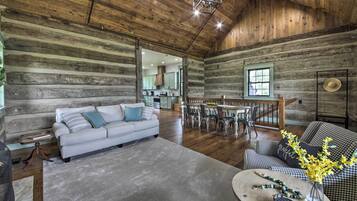 TV, fireplace, DVD player