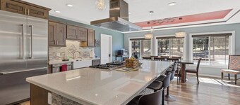 Peaks & Pines Vacation Rental | 5-BR House in Quiet Neighborhood, Flagstaff | Spa • Game Rm • Gourmet Kitchen • Views • Trails