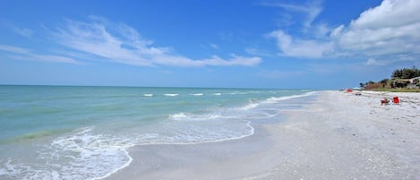 Accommodatie ligt op het strand