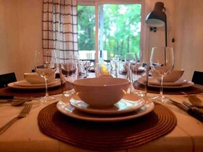 Dining - Poconos Cottage Heated Pool w/ Winter Dome Hot Tub Game Room (Long Pond)