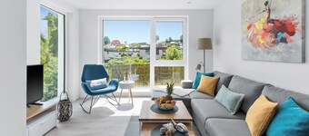 Beach house – roof terrace, beach chair, barbecue, shower, washing machine, park