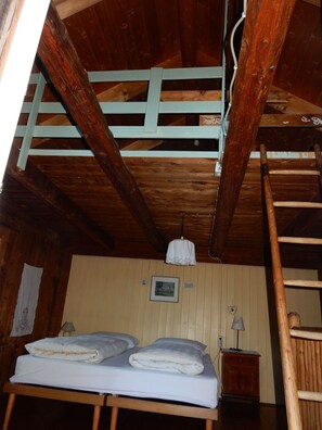 1 sovrum och sängkläder