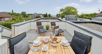 Marsvin - Dachterrasse, Gartenmöbel, Grill, Dusche, Waschmaschine, E-Ladesäule
