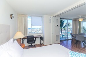 1 bedroom, iron/ironing board, internet, bed sheets