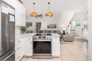 Fridge, dishwasher, coffee/tea maker, cookware/dishes/utensils - Prince's Folly! Walking Distance to Shops and Restaurants! (Folly Beach)