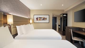 Een bureau, een laptopwerkplek, geluiddichte muren