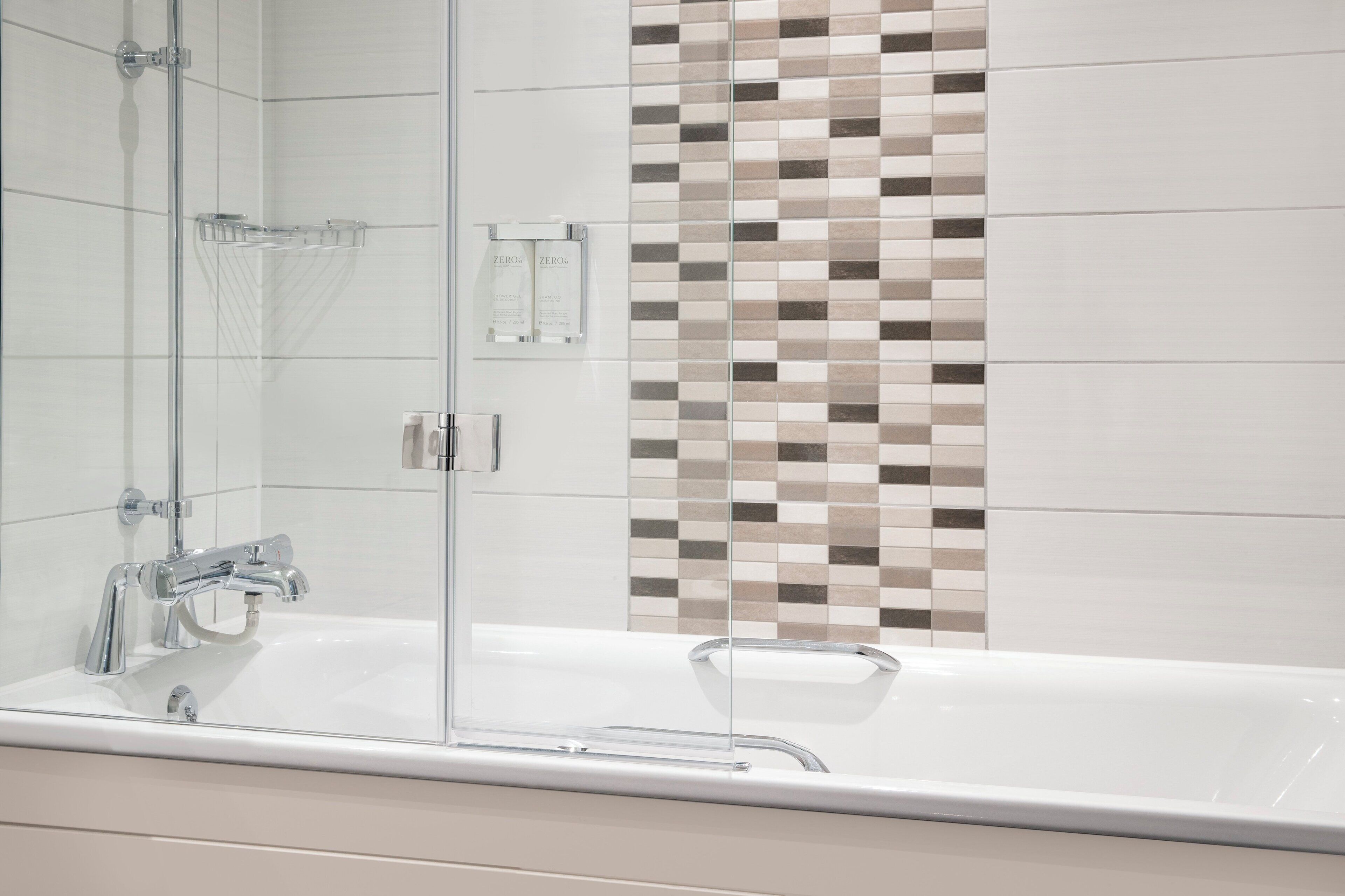 free toiletries, hair dryer, towels