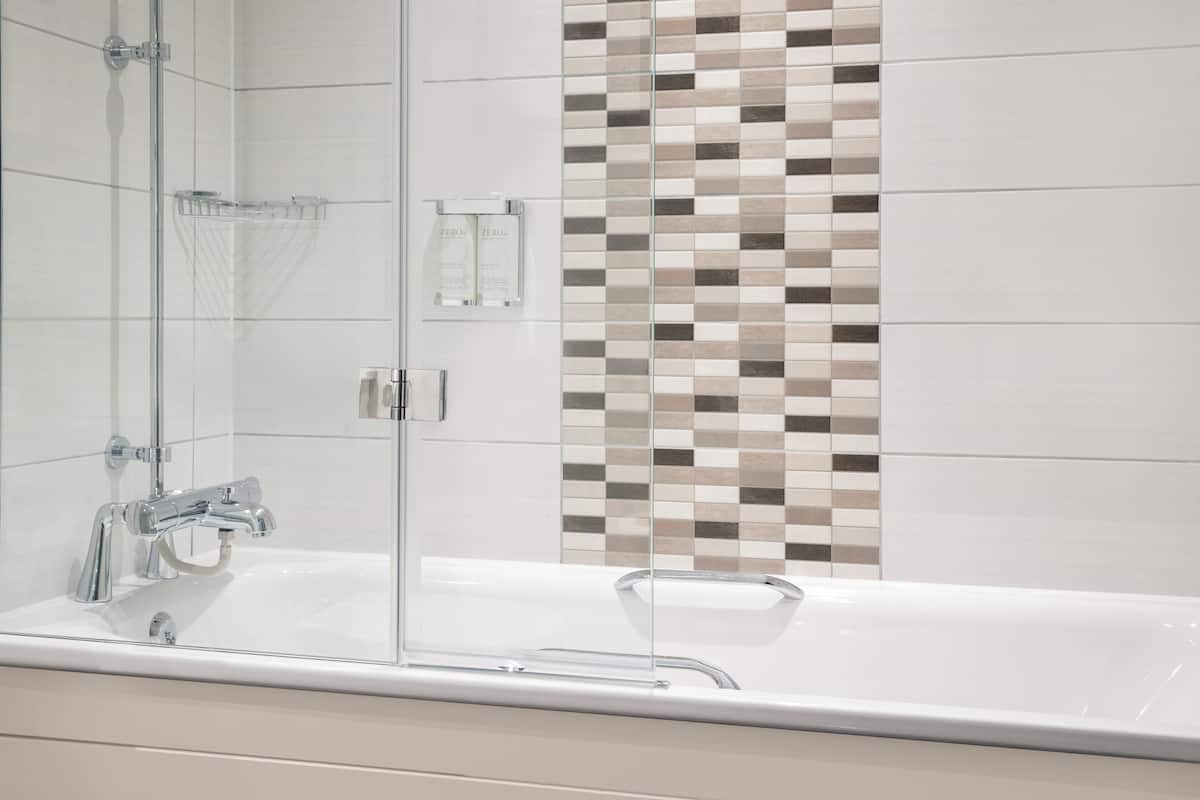 free toiletries, hair dryer, towels