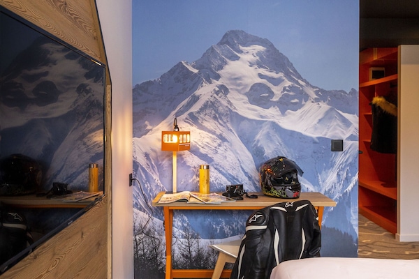 Habitación cuádruple familiar | Insonorización, cuna de viaje, wifi gratis y ropa de cama