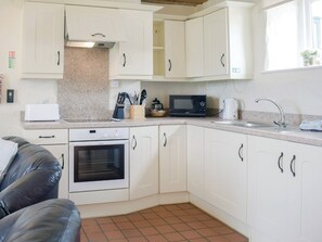 Dishwasher, high chair, cookware/dishes/utensils