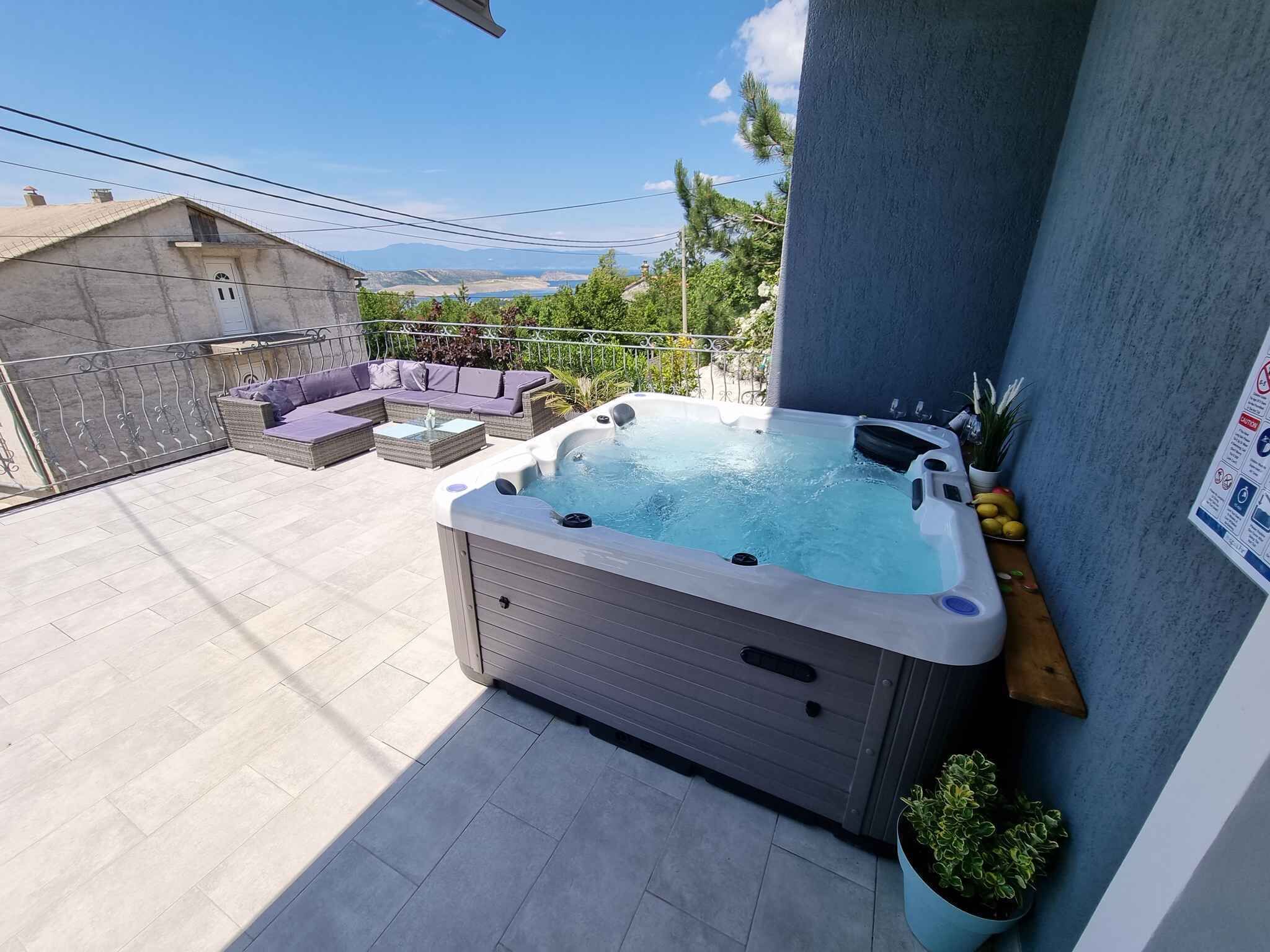 Bain à remous extérieur