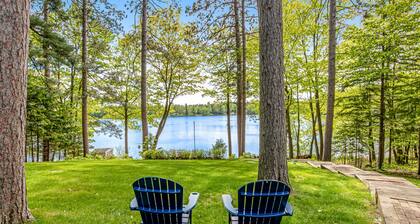 Dog-Friendly Lakefront Home w/Fireplace, Stove, Lake View, Free WiFi, Deck