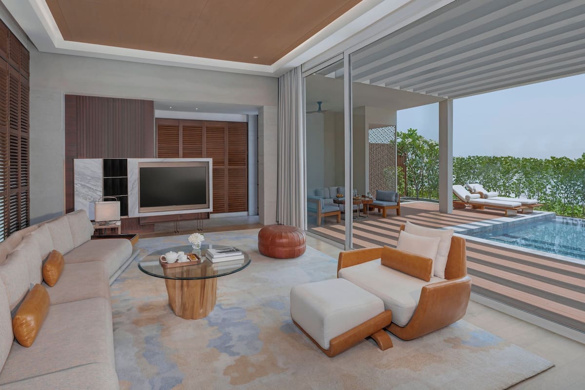 Habitación, 1 habitación, frente a la playa (Pool) | 1 dormitorio, ropa de cama de alta calidad, edredones de plumas