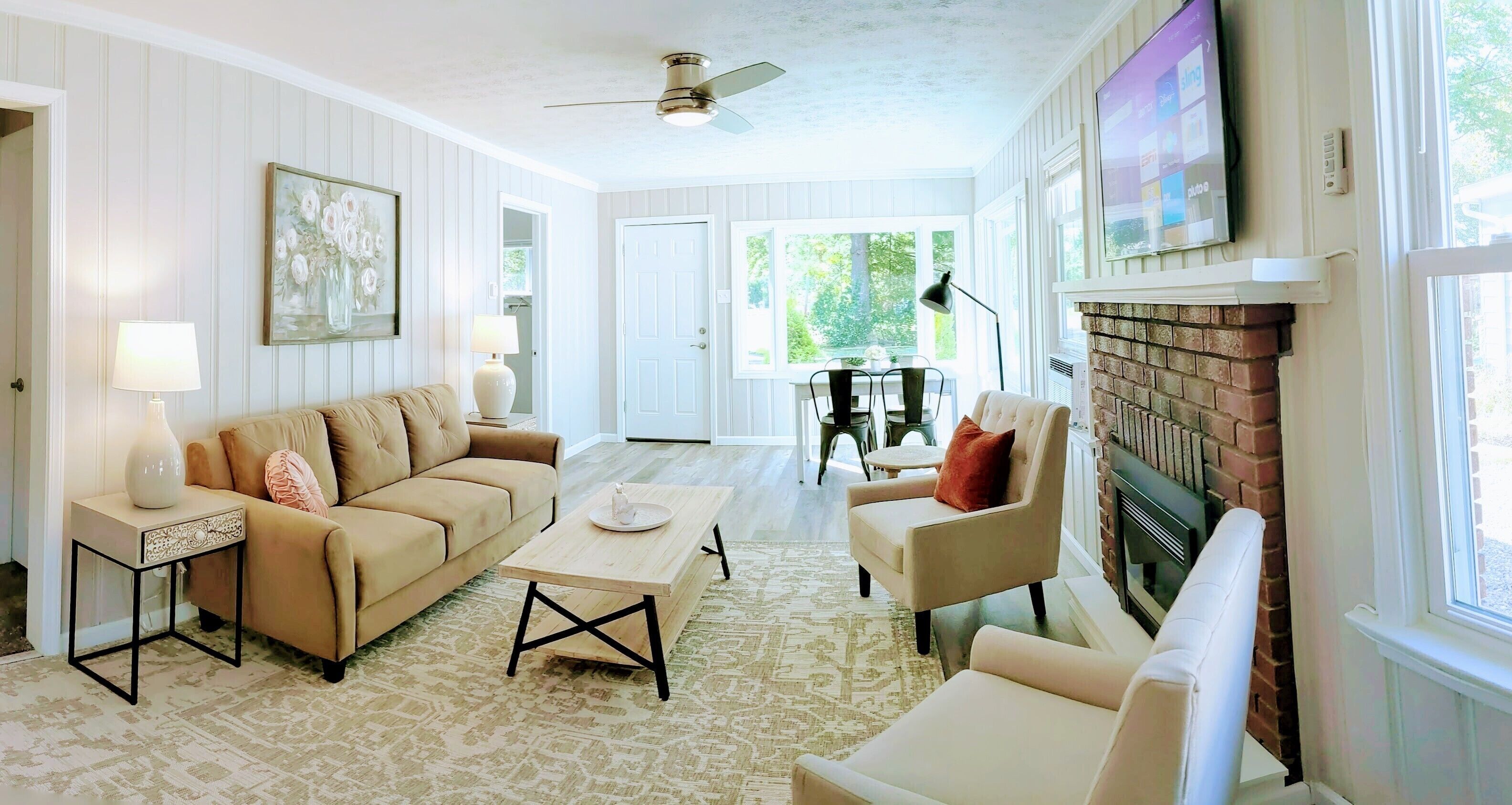 智能电视、壁炉