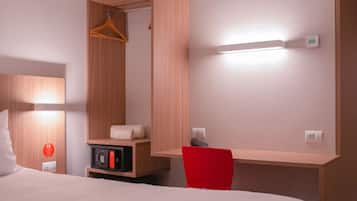 Minibar, in-room safe, desk, laptop workspace