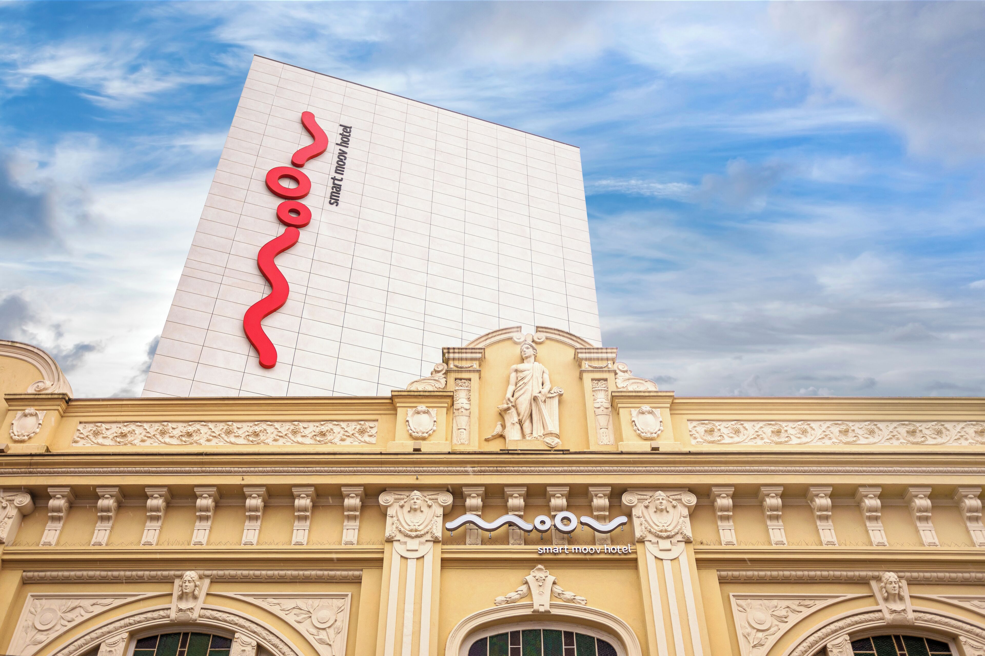 Majoituspaikan julkisivu