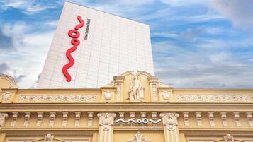 Majoituspaikan julkisivu