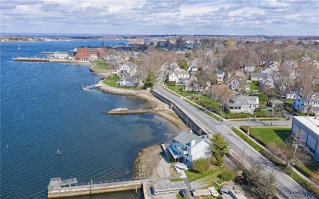Enjoy the waterfront and sunsets from the deck overlooking Bristol Harbor!