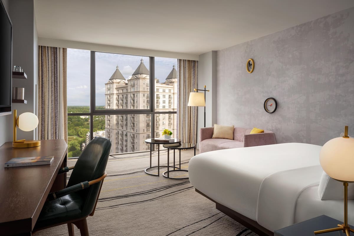Chambre Deluxe, 1 très grand lit, vue ville | Literie de qualité supérieure, couette en duvet d'oie