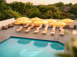 Seasonal outdoor pool, open 8:00 AM to 8:00 PM, pool cabanas (surcharge)