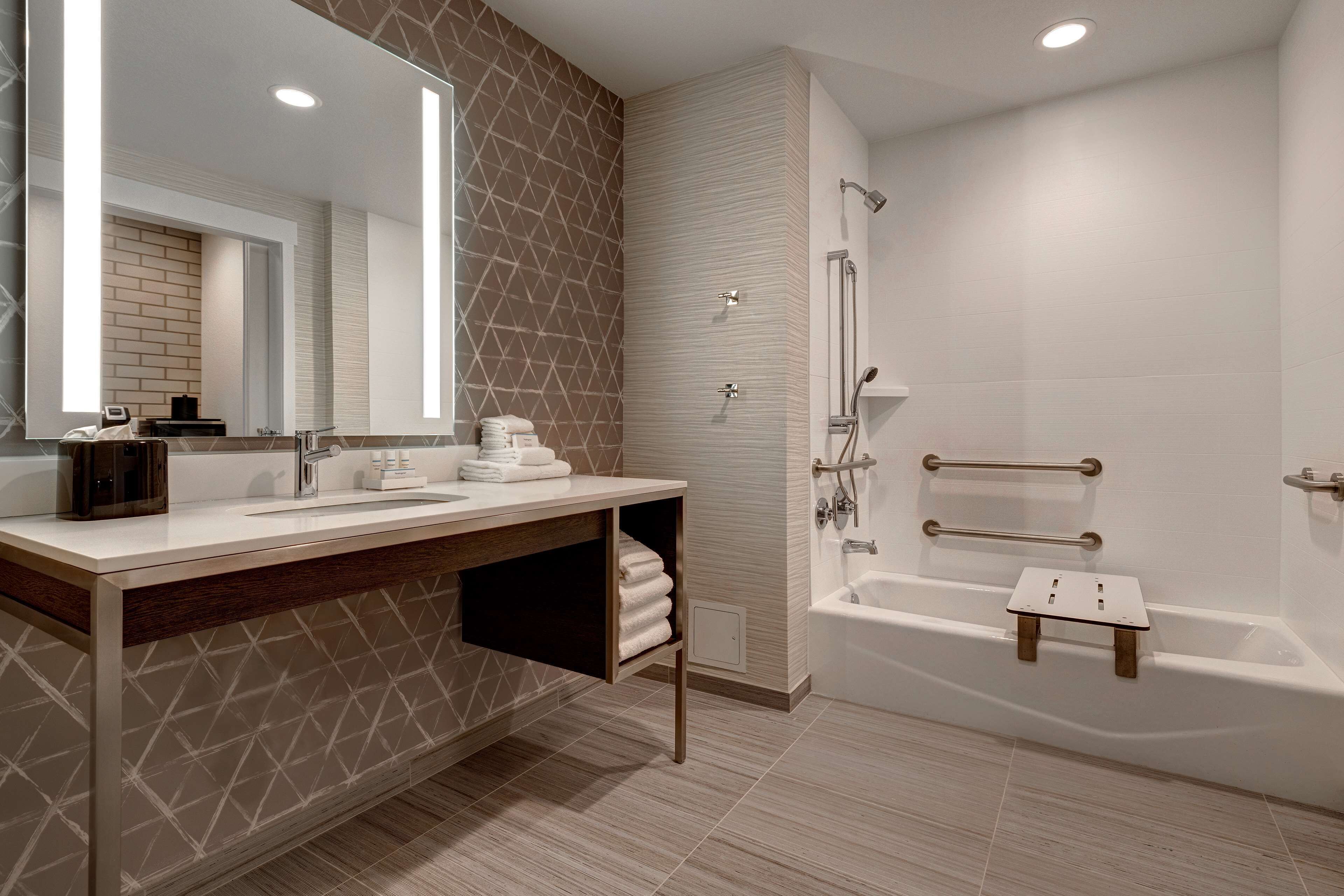 room, 2 queen beds, accessible, bathtub | bathroom | free toiletries, hair dryer, towels, soap