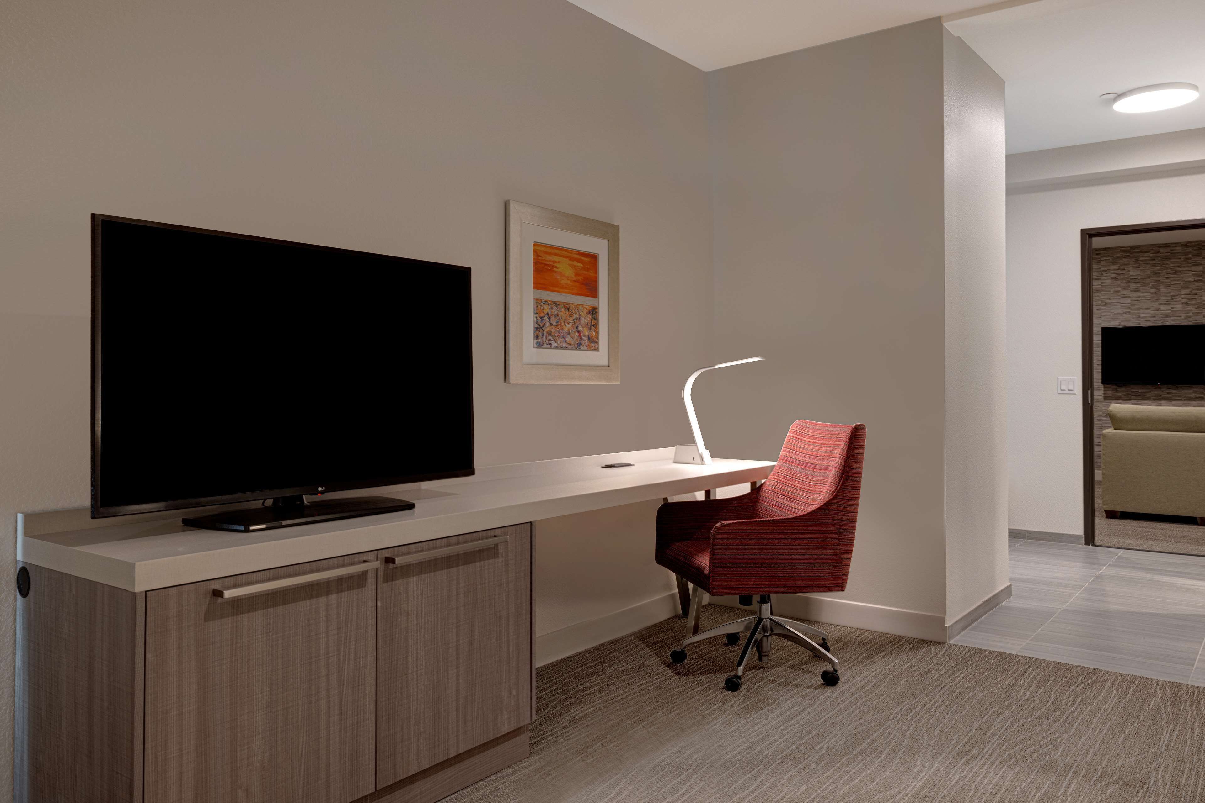 in-room safe, desk, laptop workspace, blackout curtains