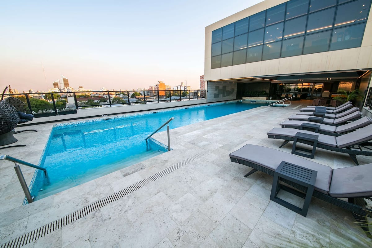 indoor pool, seasonal outdoor pool