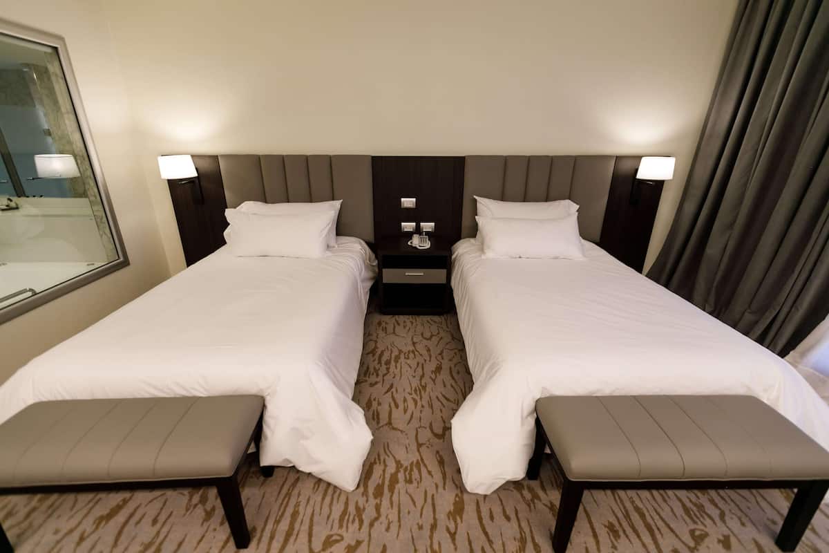 1 Schlafzimmer, Daunenbettdecken, Pillowtop-Betten, Minibar