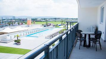 公寓客房, 2 間臥室 | 陽台