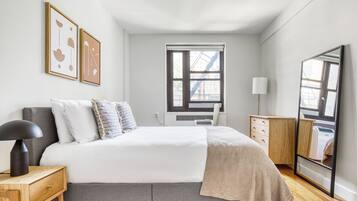 1 غرفة نوم ومكواة/لوح كي وواي فاي وملاءات أسرّة