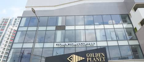 Majoituspaikan julkisivu