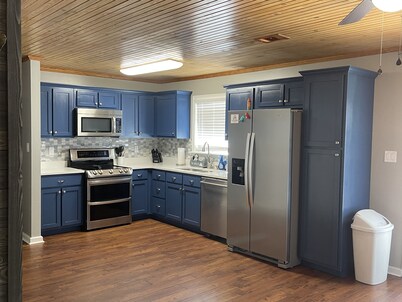 Cabin near boat ramp at Sardis Lake