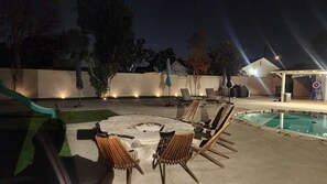 Terrace/patio - VeryPrivateHouse in Riverside,3bedrooms& 2 1/2 bathroom house w/Pool & big Patio (Riverside)