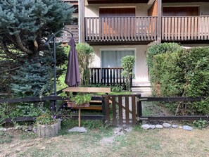 Terrace/patio - Large studio 4/6 people south facing balcony terrace garden (Barcelonnette)