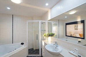 Shower, hair dryer
