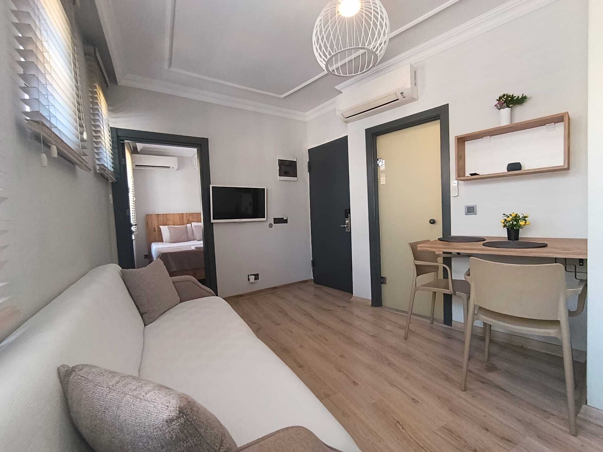 Standard Apartment, 1 Bedroom | Premium bedding, desk, laptop workspace, blackout drapes