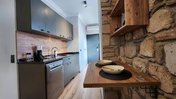 Superior Apartment, 1 Bedroom, Balcony | Premium bedding, desk, laptop workspace, blackout drapes