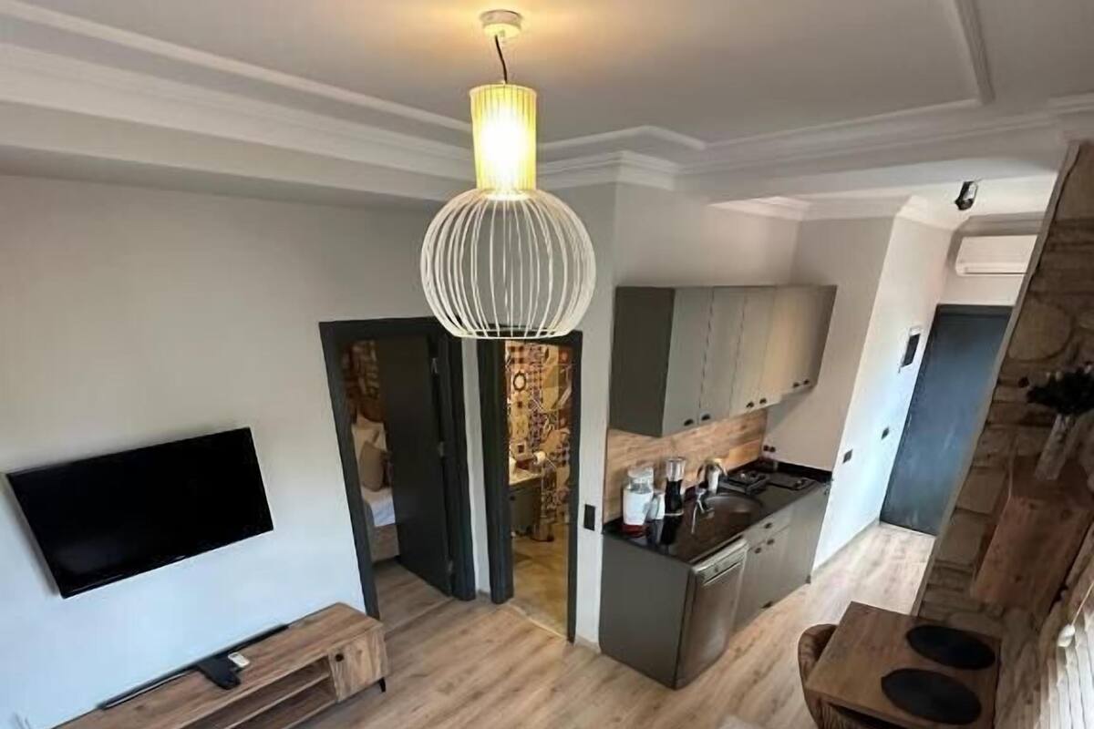 Superior Apartment, 1 Bedroom, Balcony | Premium bedding, desk, laptop workspace, blackout drapes