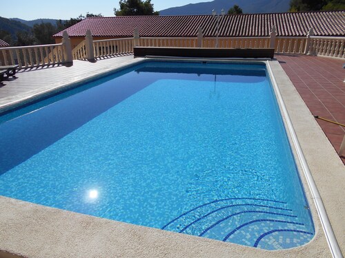 Villa Bernia with pool for 3 villa, s