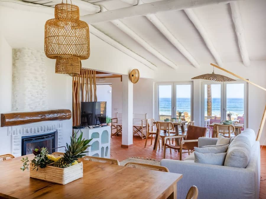 Panoramic Villa | Living area | 25-inch flat-screen TV with cable channels