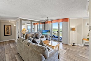 Smart TV, music library, video library