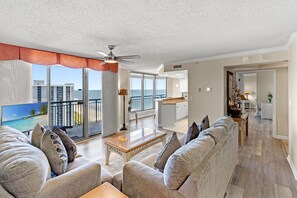 Smart TV, music library, video library