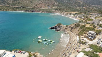 Vlak bij het strand