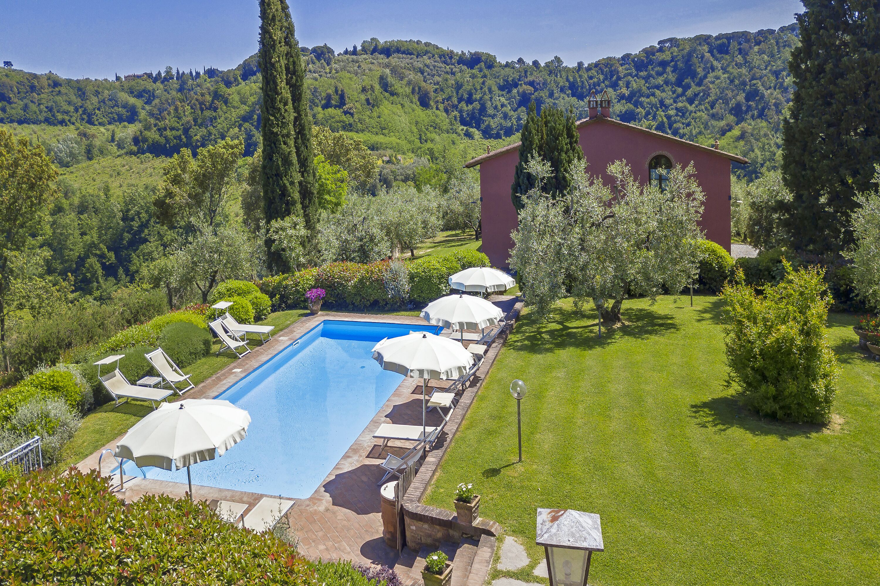 Family House, 4 Bedrooms, Fireplace, Mountainside (Fienile) | Pool | Seasonal outdoor pool