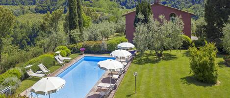 Family House, 4 Bedrooms, Fireplace, Mountainside (Fienile) | Pool | Seasonal outdoor pool