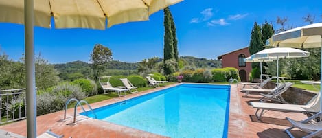 Family House, 4 Bedrooms, Fireplace, Mountainside (Fienile) | Pool | Seasonal outdoor pool