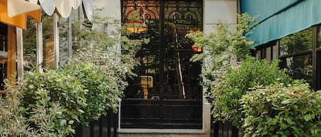 Voorkant van accommodatie