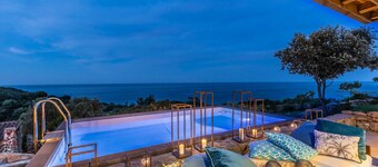 VILLA LA BELLA, Luxury Seafront Villa with Panoramic Terrace in Porto Ottiolu, Sardinia