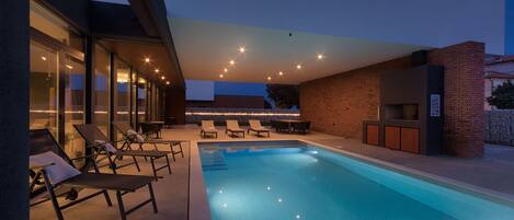 Außenpool, beheizter Pool