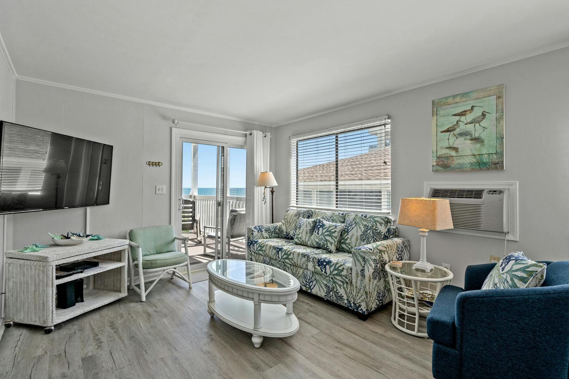 Cozy neutral 2-bed, 2-bath ocean view condo, Crescent Beach | Sun Villas - F-2